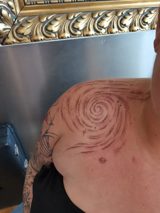 Galaxie – Tattoo von Ashima