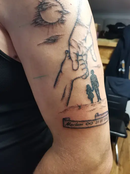 Vater & Kind – Tattoo von Ashima