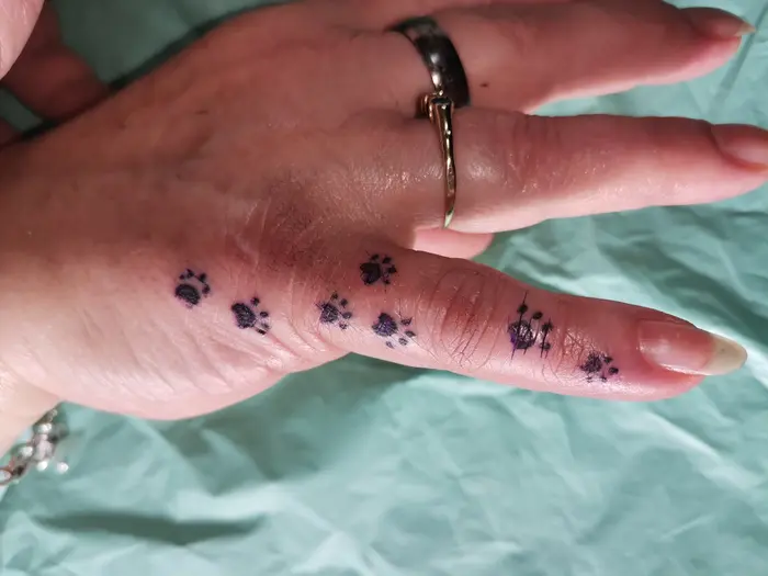Pfoten – Tattoo von Ashima