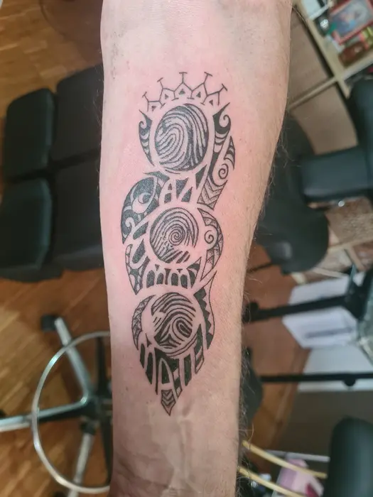 Spiralen – Tattoo von Jula