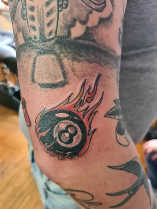 8-Ball – Tattoo von Tommy