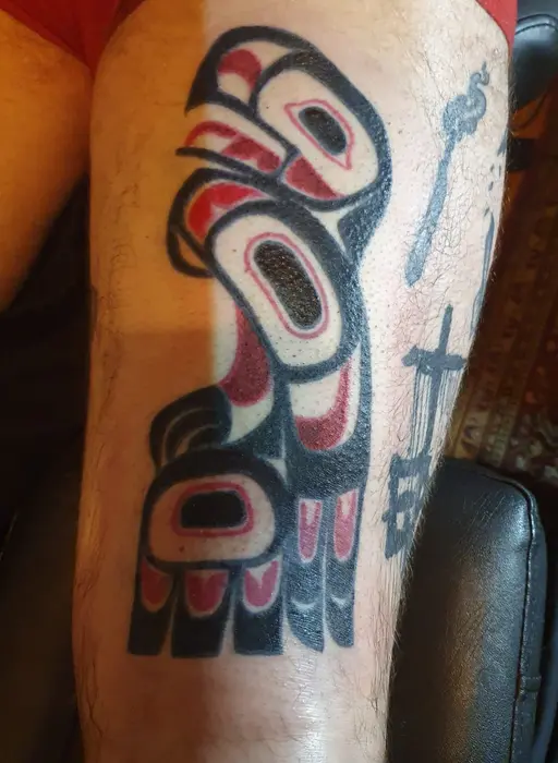 Haida-Totem – Tattoo von Tommy